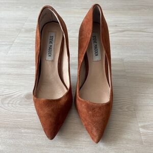 Steve Madden Women's Tan Suede Heels